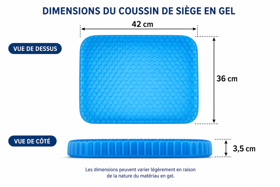 Coussin Confort Serein — enfin s'asseoir sans compter les minutes