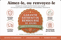 Coussin Confort Serein — enfin s'asseoir sans compter les minutes
