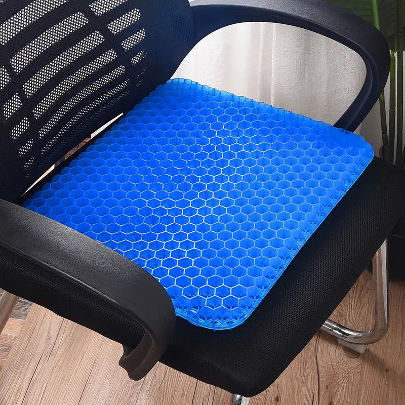 Coussin d'assise gel respirant — confort assis prolongé