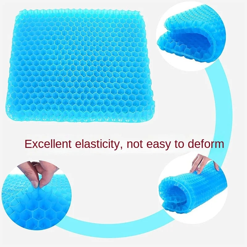 Coussin d'assise gel respirant — confort assis prolongé