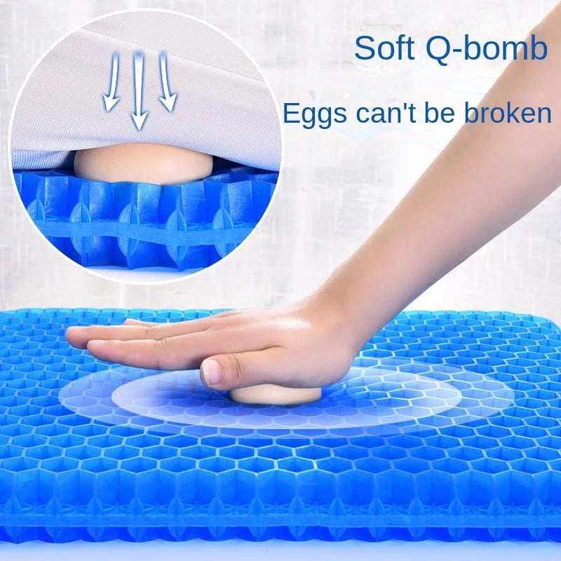 Coussin d'assise gel respirant — confort assis prolongé